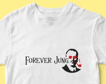 FOREVER JUNG carl gustav lovers tshirt psicoanalisi psychoanalysis young freud psicologia psychology unobravo foreveryoung