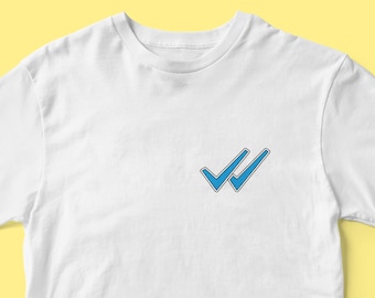 BLUE TICK tshirt whatsapp spunta blu visualizzato letto ignora ignorato thatfeeling ghostare ghosting