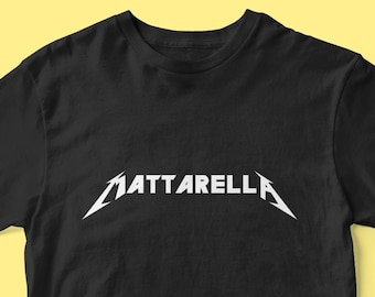 MATTARELLA: METALLICA fake tshirt with the name you want