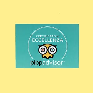 PIPPADVISOR CERTIFICATE of EXCELLENCE Aufkleber 20 Stück