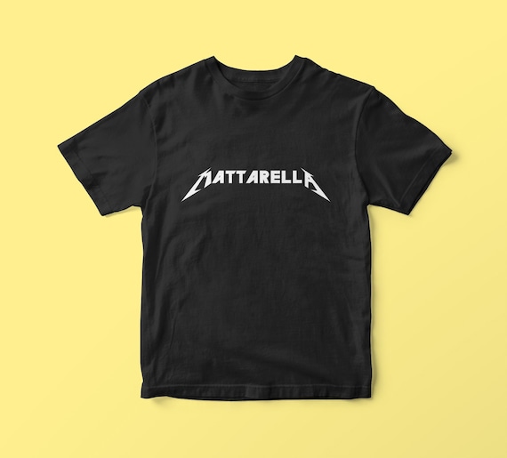 METLALLICA camiseta falsa con el nombre que quieras metal metla mattarella magnotta metafisica metalmecanica matelica macerata Etsy Espana