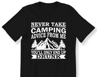 plus size camping t shirts