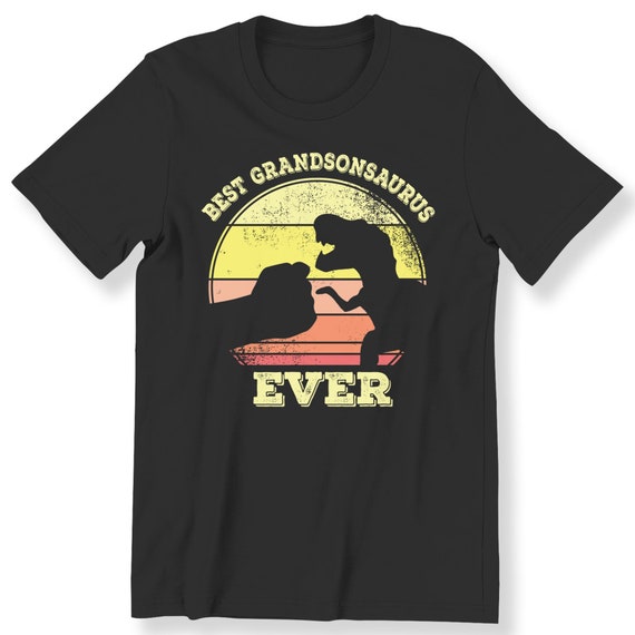 Best Grandsonsaurus Ever Dinosaur Boy's Kids T-shirt Funny Gift T-shirt