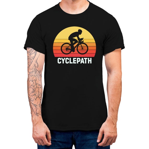 Cyclepath Funny Gift T-shirt For Men  Retro Vintage Cyclepath Bicycle Gift T-shirt Graphic Tee Cycling Bicycle Lovers T-shirt S-5XL