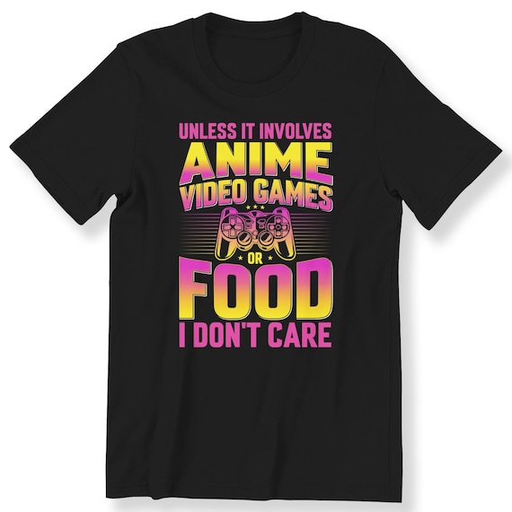 Anime Video Game Gaming T-shirt For Men And Women Shirt Gift Idea T-shirt For Gamers And Anime Lovers Slogan Tee S-5XL