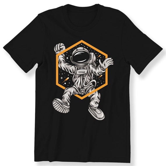 Happy Astronaut For Men Women And Kids T-shirt Graphic Tee Astronaut Lovers Gift T-shirt Astronaut Lovers Shirt