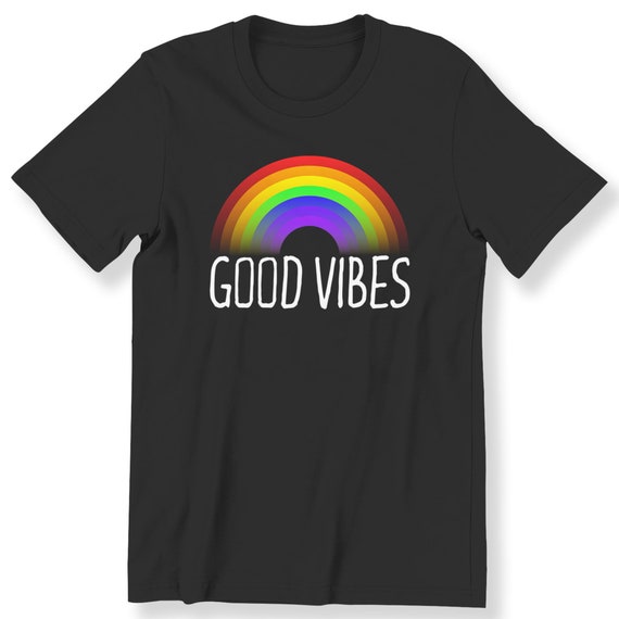 Good vibes rainbow sweatshirt hot sale