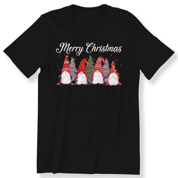 Christmas Cute Gnomes For Men Women And Kids T-shirt Merry Christmas Gift T-shirt Graphic Shirt Merry Christmas Gift T-shirt Christmas Shirt