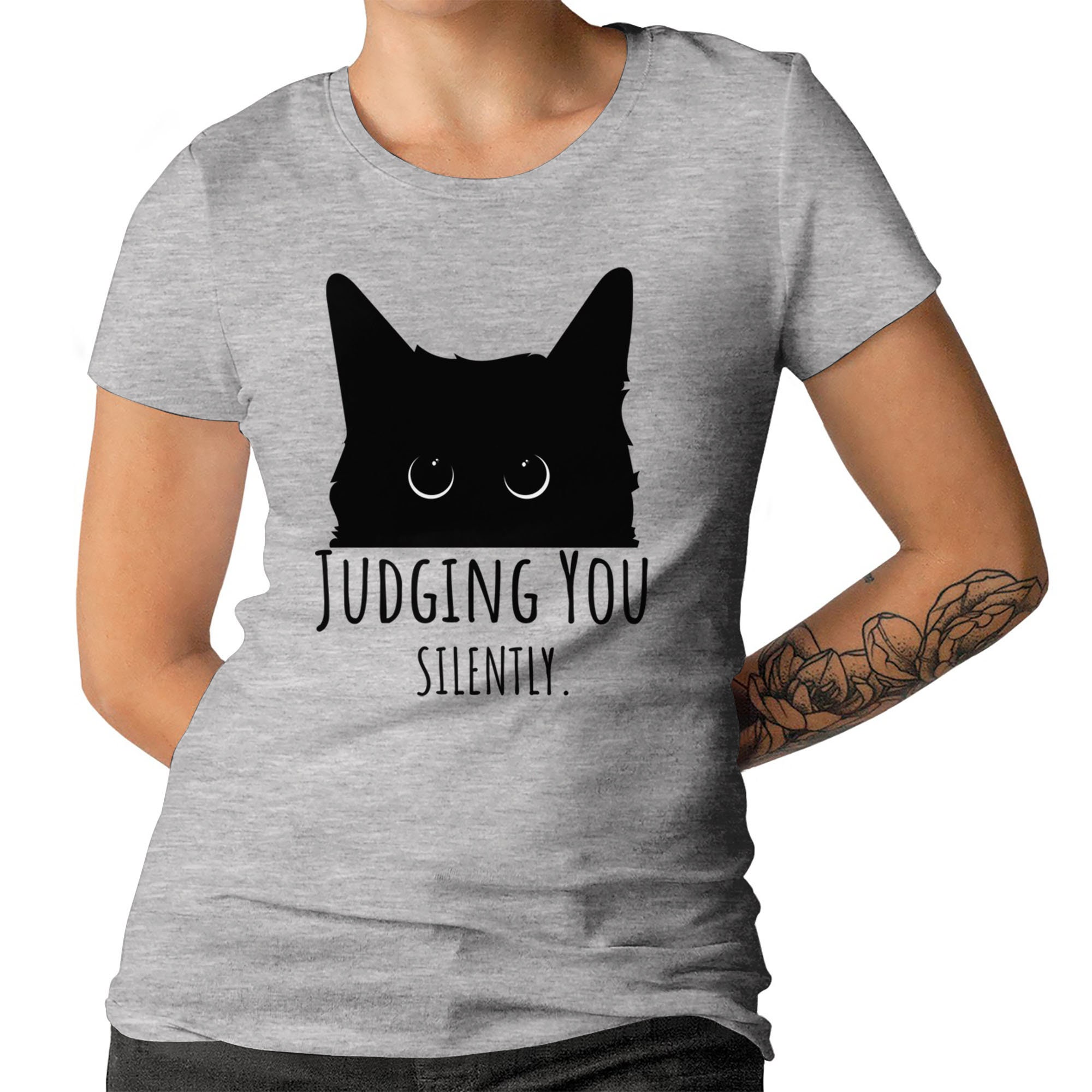 Silently Judging You SVG, Funny Cat Design, Sublimation Design, Cat