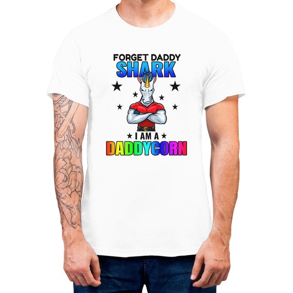 Daddycorn T-shirt For Men Funny Unicorn Dad Father's Day Birthday Gift Plus Size Available Premium Top