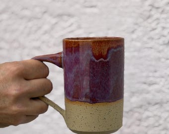 20oz / 600ml Stoneware Mug, Extra Large Ceramic Mug, Green Ceramic Mug,  Tall and Round Mugs Handmade, XXL XL Jumbo Mug, Father's Day Gift - Etsy