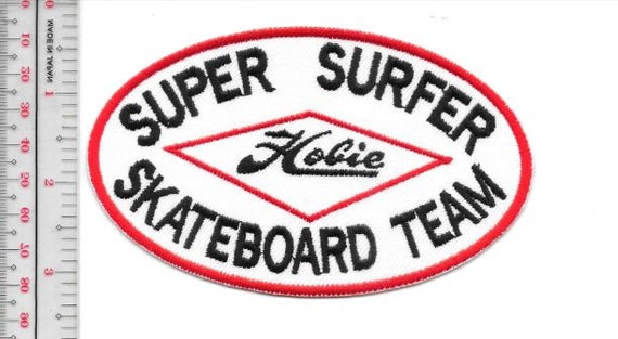 Vintage Skateboarding Hobie Super Surfer Skateboard Team Patch