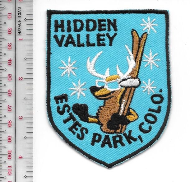 Vintage Skiing Colorado Hidden Valley Ski Resort Estes Park, CO Promo
