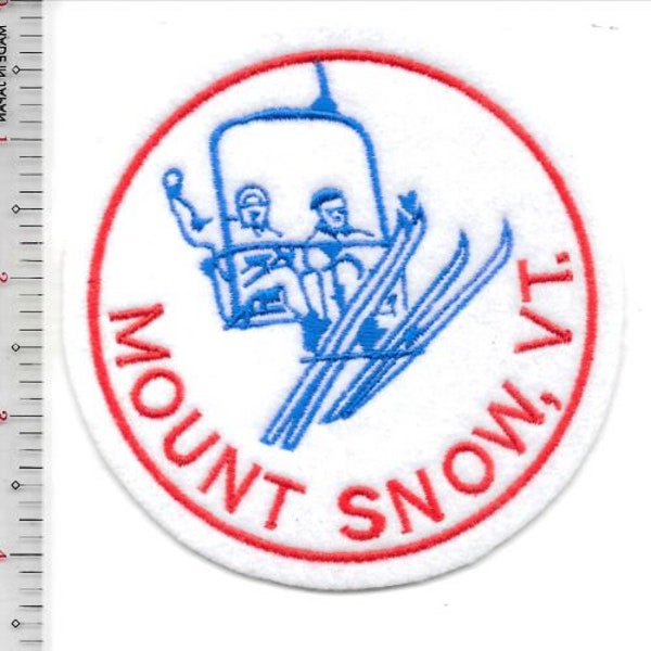 Vintage Skiing Vermont Mount Snow Ski Resort Green Mountains Ski Area Dover, VT