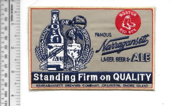 Beer Baseball Boston Red Sox & Narragansett Beer AL Standing Firm on Quality Pro 