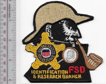 Secret Service USSS Identification & Research Branch Forensic Services Division FSD Patch