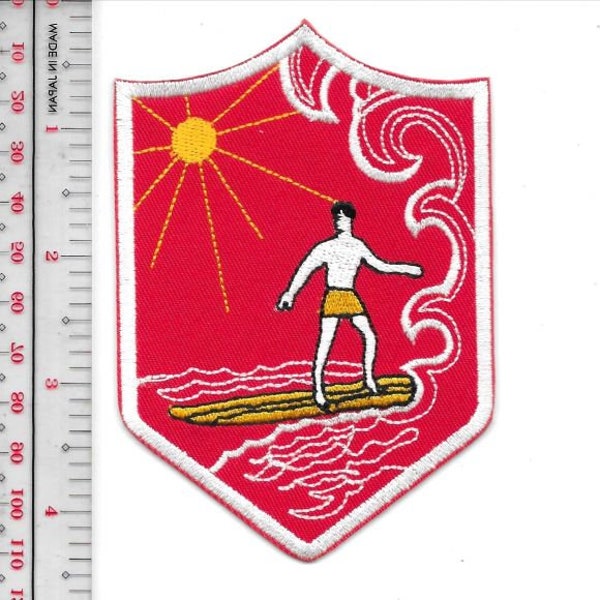 Vintage Surfing Patch Male Surfer 1960's or 1970's era Longboard Patch