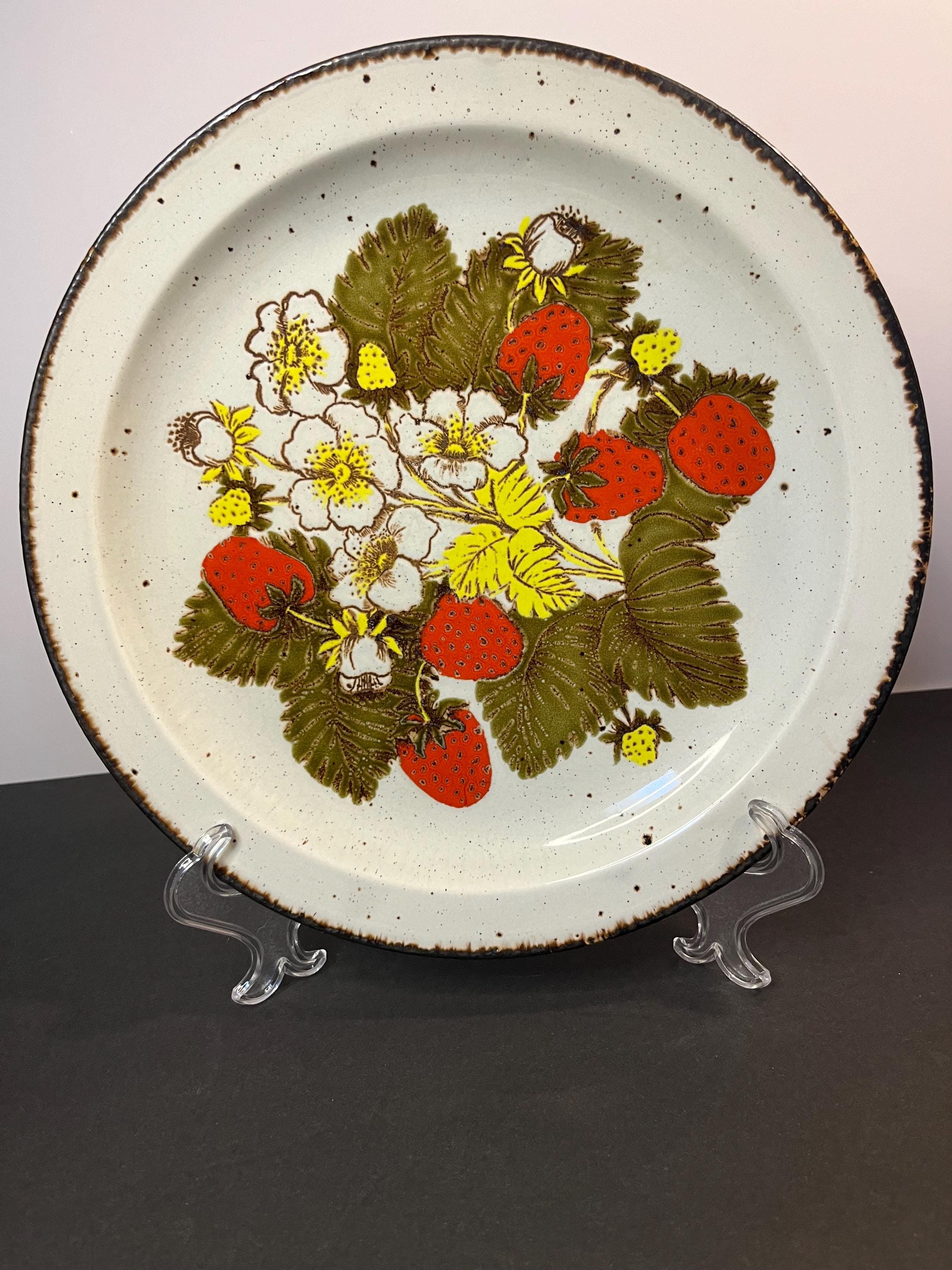 Stonehenge midwinter ヴィンテージ　大皿　美品 Vtg Midwinter Stonehenge Green Leaves Serving Platter and
