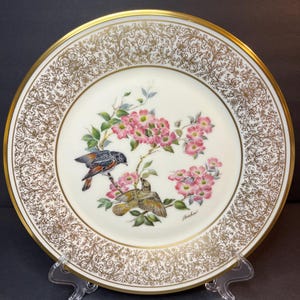 Lenox Boehm Birds Collectible &quot;American Redstart&quot; Plate
