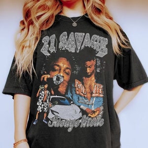 21 Savage Fan Shirt | 90s Bootleg Style 21 Savage Fan Shirt For Men and Women