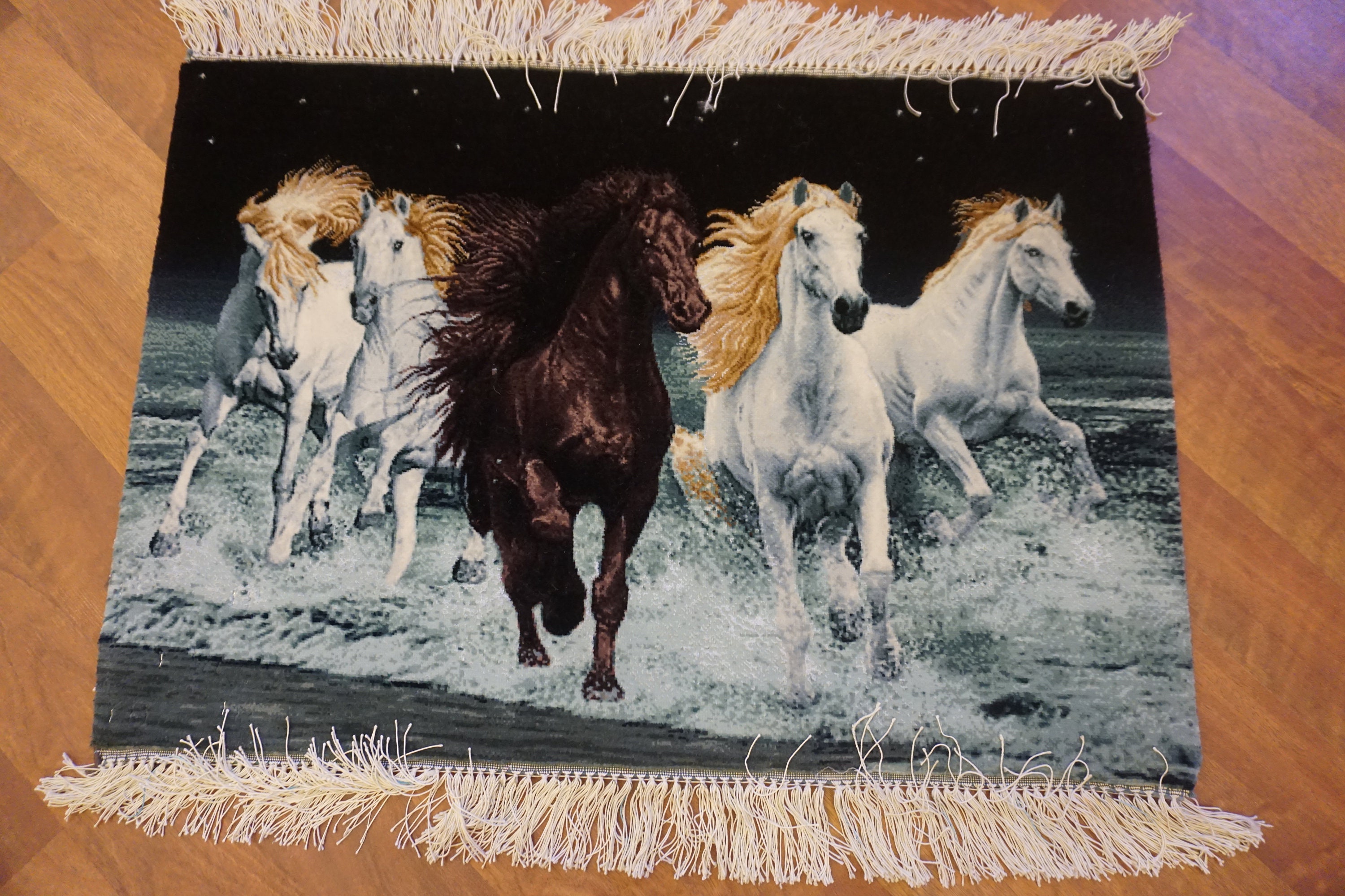 Anatolische Pferde Pferd Kunst Teppich Pferd Teppich | Etsy