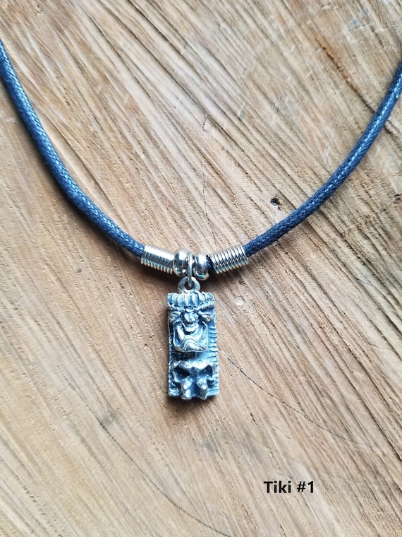 3 Types Hawaiian Polynesian Tribal Tiki God Neckl… - image 1