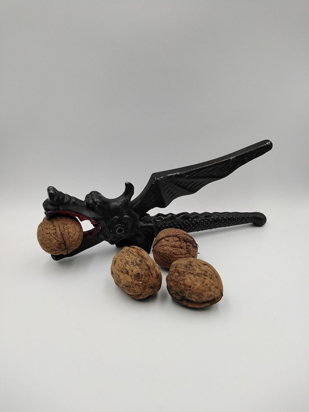 Soviet Nutcracker Dragonvintage Nutcrackermetal Nutcracker Etsy