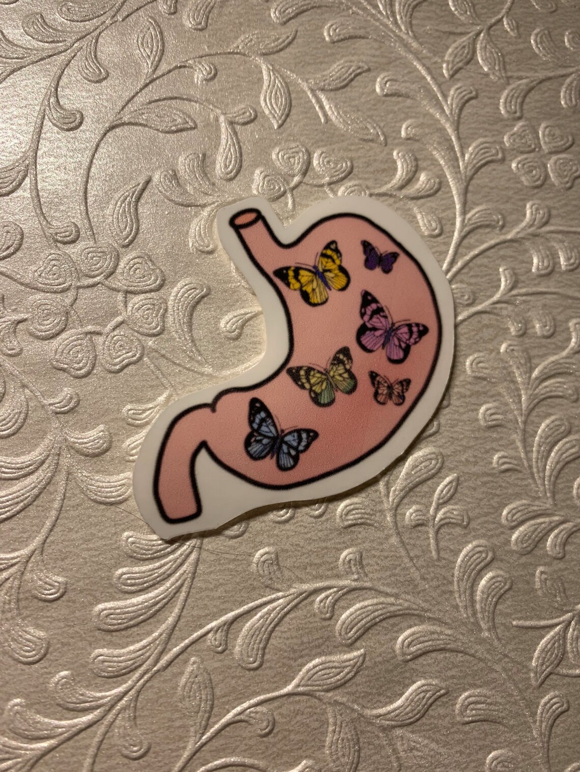 Butterflies in Stomach Sticker Etsy