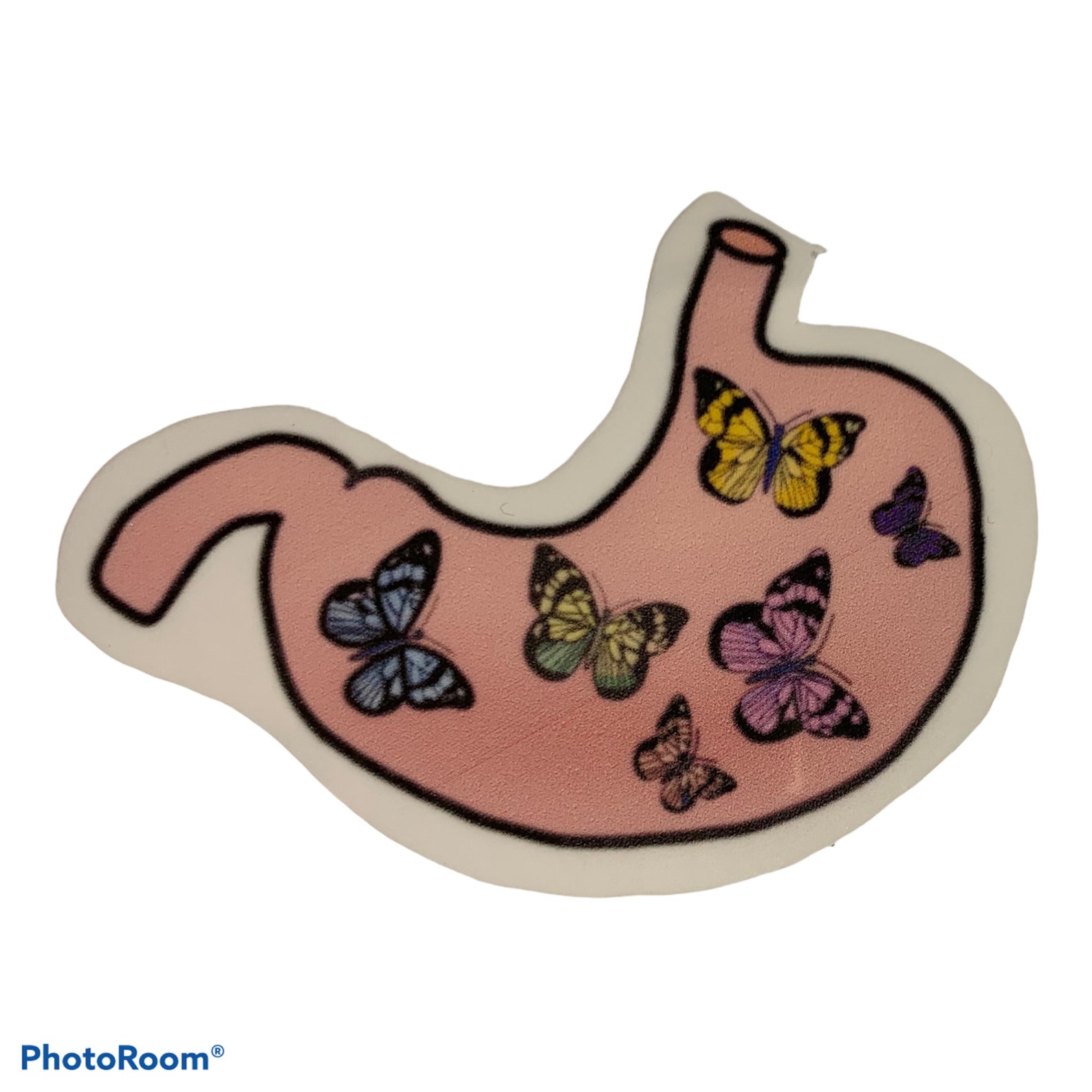 Butterflies in Stomach Sticker Etsy