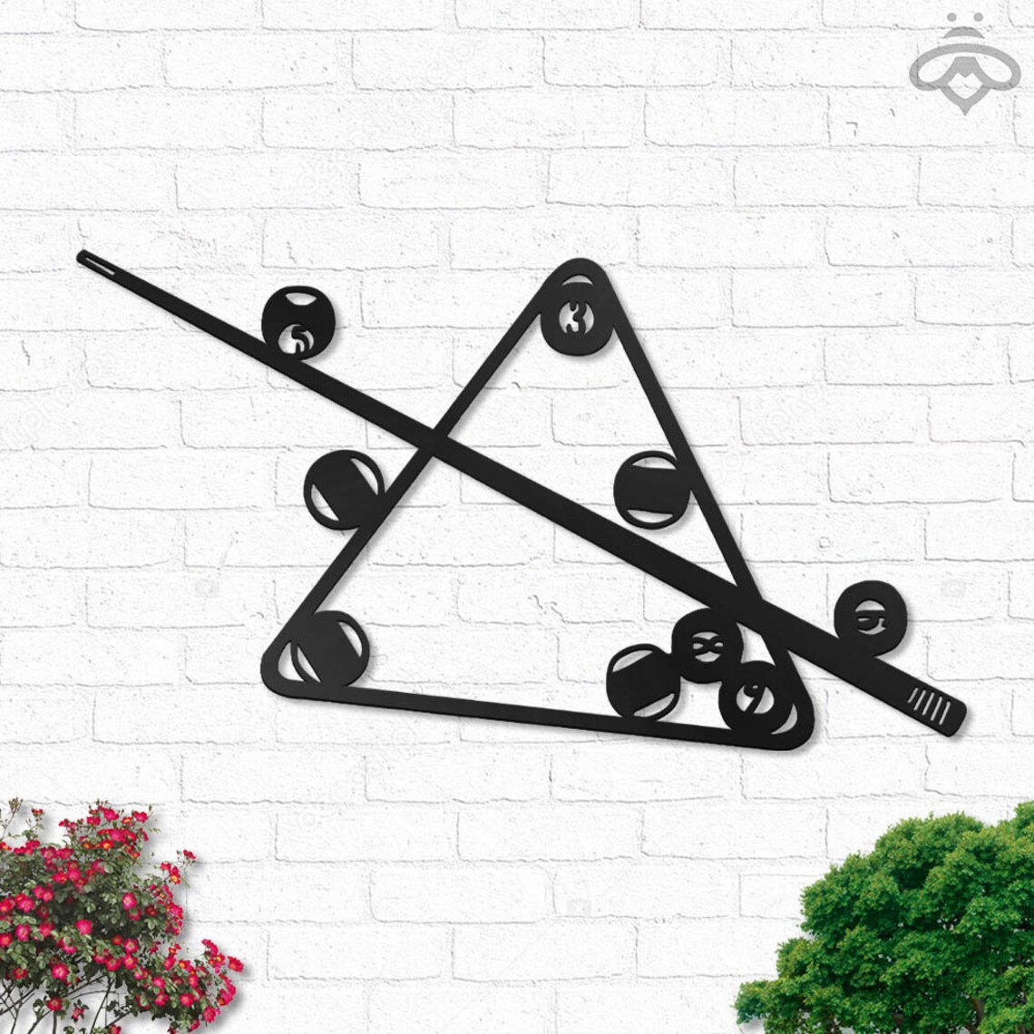 Billiards Metal Wall Art With Led Lights Billiards Room Sign Etsy