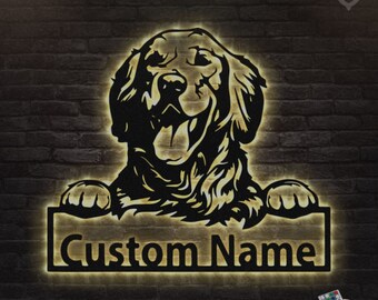 Beware Of Golden Retriever Rustic Sign SignMission Classic Plaque Decoration Beware Of Golden Retriever Rustic Sign SignMission Classic Plaque Decoration