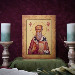 Icon Saint Alexander Hand made Icoon  Ikone Icona perfect present, religious picture, beautiful icon, religious icon, Baptism gift