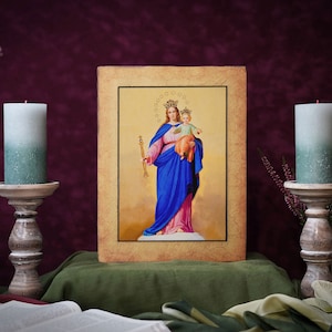 Icon Holy Helper Hand made Ikonen Icoon  Ikone perfect present, religious picture, beautiful icon, religious icon, wedding gift