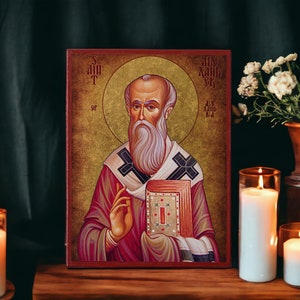 Icon Saint Alexander made Ikonen Icoon  Ikone perfect present, religious picture, beautiful icon, religious icon, Baptism gift