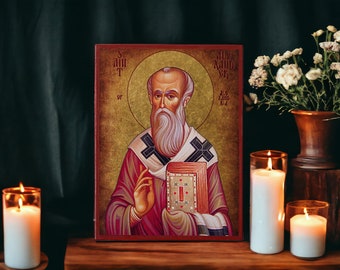 Icon Saint Alexander made Ikonen Icoon  Ikone perfect present, religious picture, beautiful icon, religious icon, Baptism gift