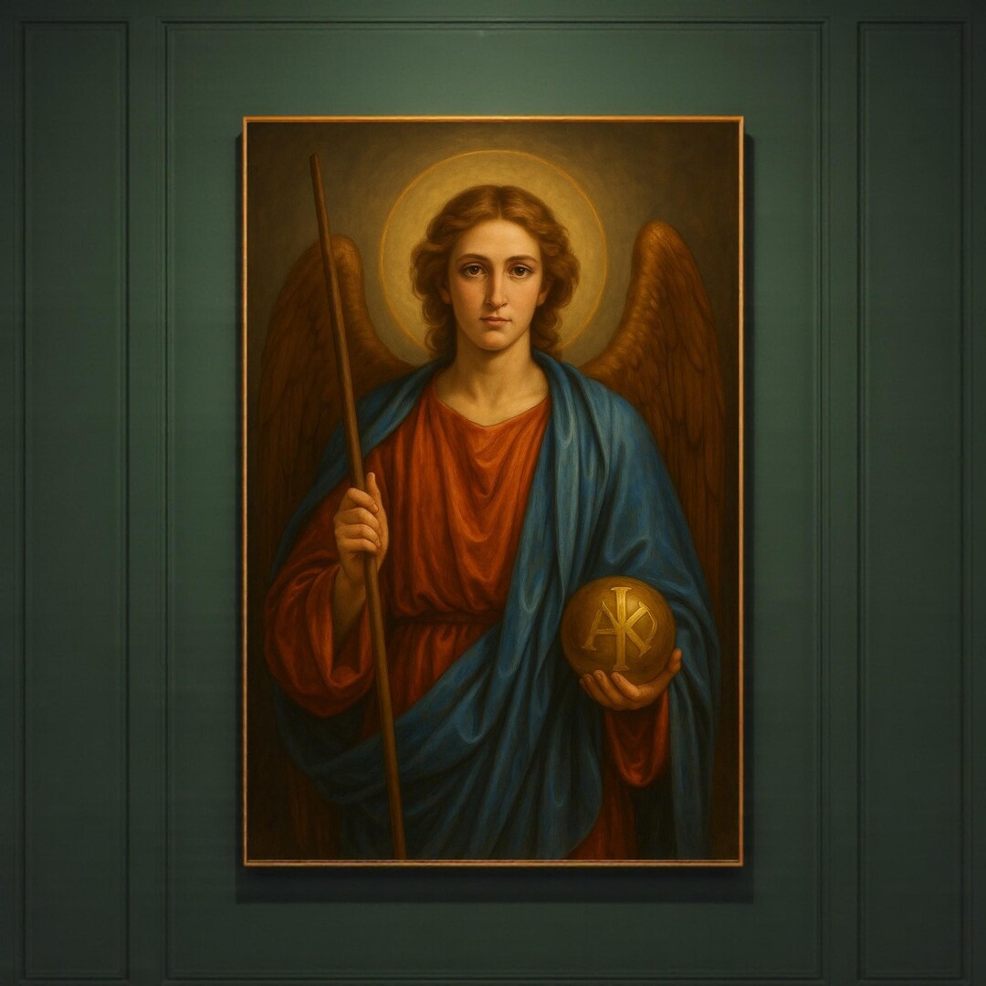 Saint MICHAEL the ARCHANGEL DIGITAL Download | Wall Art | Modern Saint ...