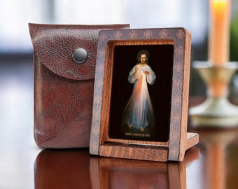 Icon JESUS CHRIST MERCIFUL Vilnius divine mercy perfect present, religious picture, wedding gift, baptism gift, First Communion gift