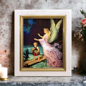 Painting On canvas Angel Hand made Image Bild handmade icon, perfect present, religious picture, beautiful icon, religious icon