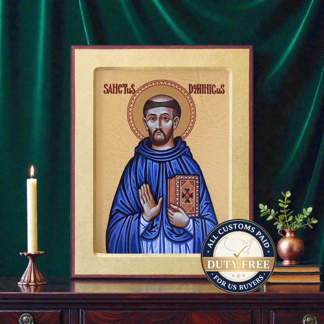 SAINT DOMINIC Icon | Orthodox Gift for Baptism - Etsy