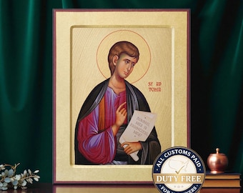 SAINT THOMAS Icon | Orthodox gift for birthday