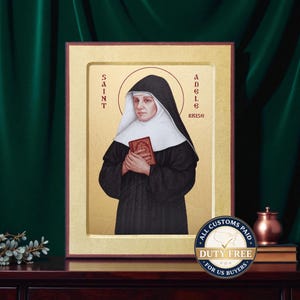 SANTA ADELE BRISE Icona / dono ortodosso per la cresima