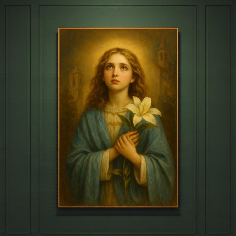 SAINT MARIA GORETTI | Digital Download | Catholic Wall Art | Christian ...