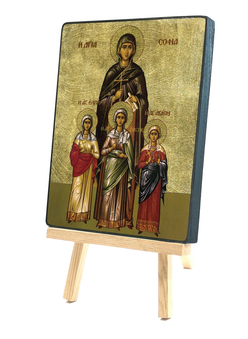 Icon Saint Sophia Hand made
