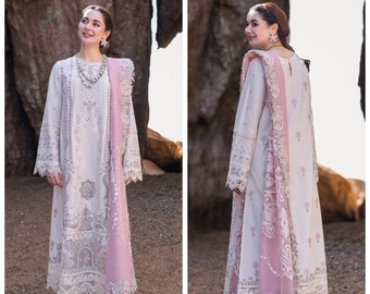Custom Stitched Woman Formal Shalwar Kameez | Pakistani Formal woman Shalwar Kameez | Pakistani Wedding Dress | Woman Lawn Dress