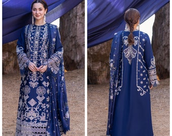 Woman Lawn Dress | Custom Stitched Woman Formal Shalwar Kameez | Pakistani Formal woman Shalwar Kameez | Pakistani Wedding Dress