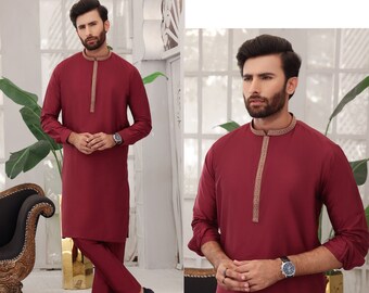 ready to wear mens boski shalwar kameez | mens shalwar kameez | mens kurta pajama set | shalwar kameez pakistani | designer kurta pajama