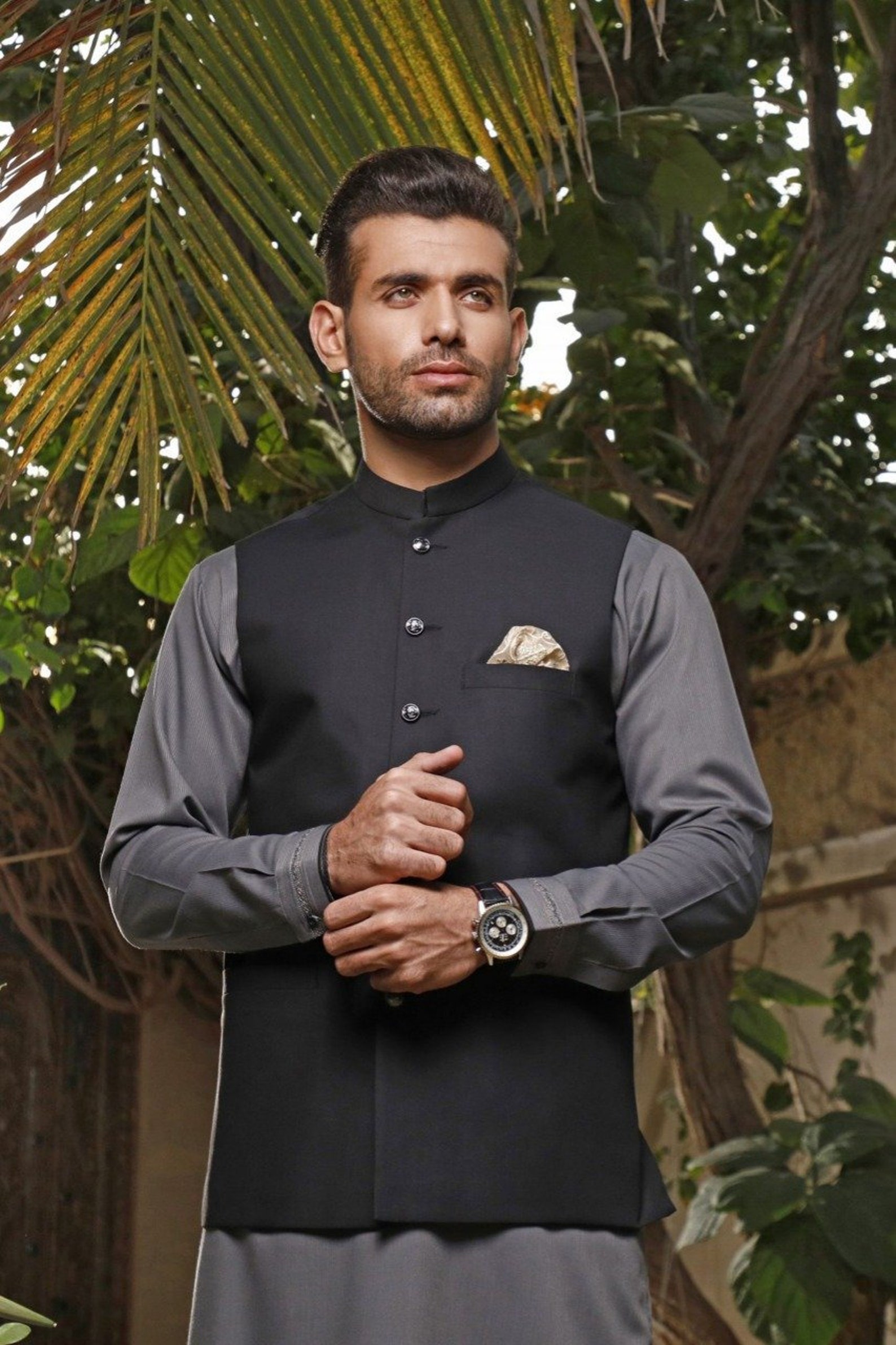 Hand Made Pakistani Indian Style Men's Formal Waistcoat on Etsy