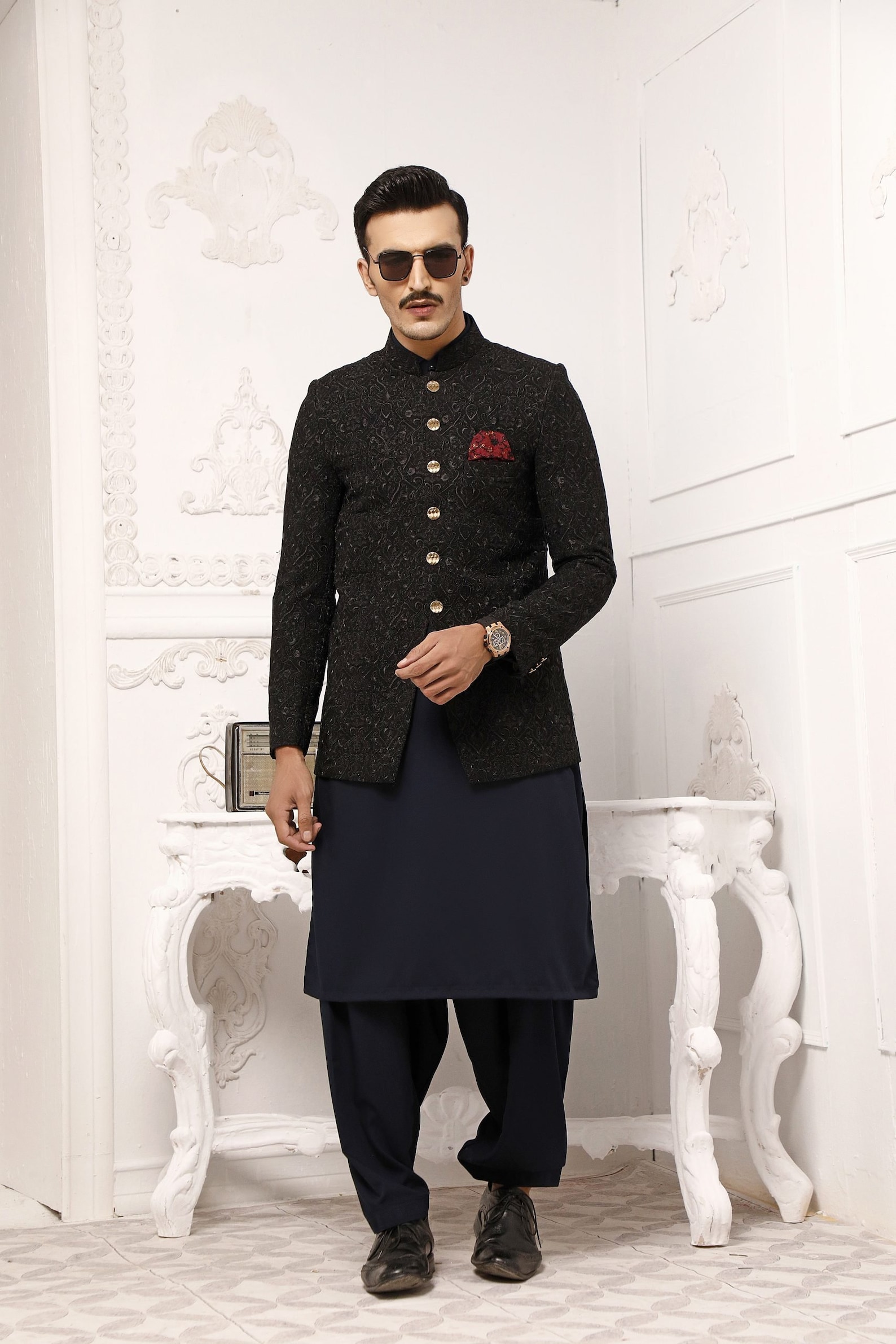 Formal Prince Coat for man Handmade Pakistani Indian Style | Etsy