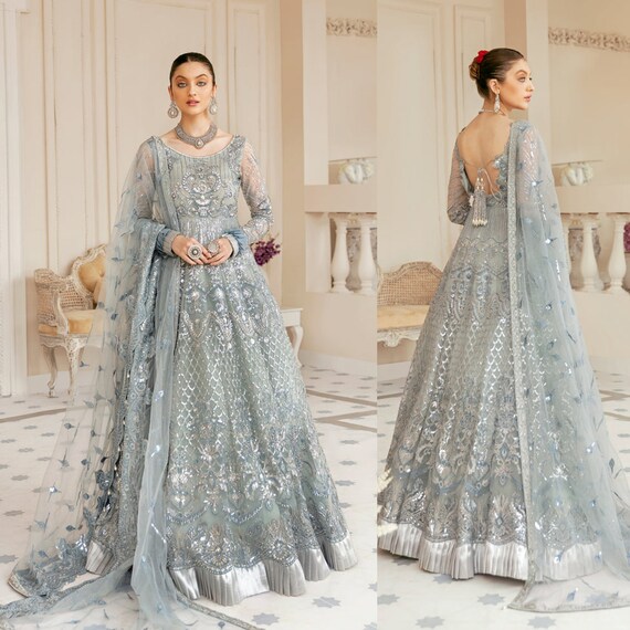 Gown frock deals lehenga