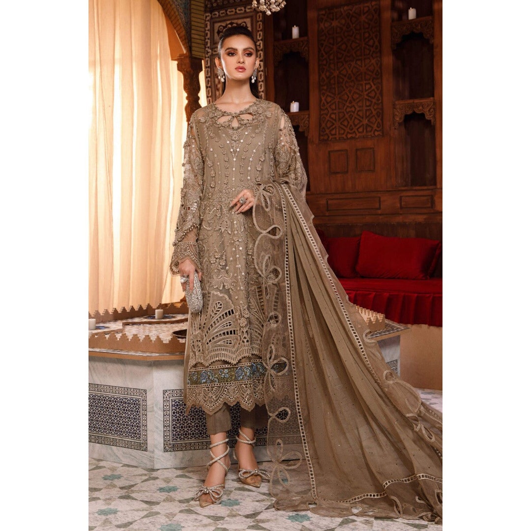 Custom Stitch Pakistani Salwar Kameez Indian Wedding Dress - Etsy